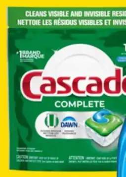 Giant Tiger Cascade Complete Dishwasher Pods, Fresh Scent offer