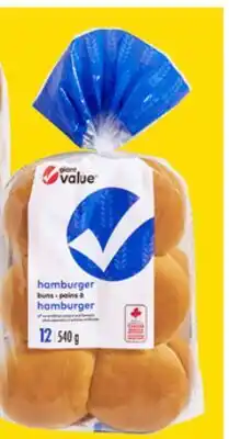 Giant Tiger Store Value hamburger buns offer