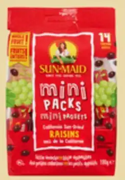 Giant Tiger Sun-Maid mini raisins offer