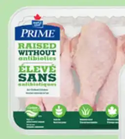 Giant Tiger Maple Leaf Prime chicken drumsticks or thighs offer