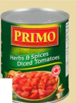 Giant Tiger Primo canned beans or tomatoes offer