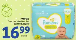 Uniprix PAMPERS Couches sélectionnées/Selected diapers offer