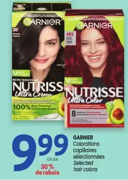 Uniprix GARNIER Colorations capillaires sélectionnées/Selected hair colors offer