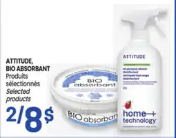 Uniprix ATTITUDE, BIO ABSORBANT Produits sélectionnés/ Selected products offer