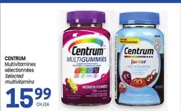 Uniprix CENTRUM Multivitamines sélectionnées/Selected multivitamins offer