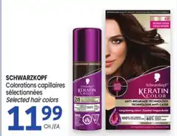 Uniprix SCHWARZKOPF Colorations capillaires sélectionnées/Selected hair colors offer