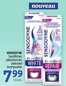 Uniprix SENSODYNE Dentifrices sélectionnés/ Selected toothpastes offer