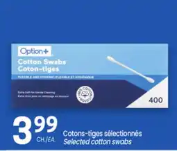 Uniprix Option+ Cotons-tiges sélectionnés/Selected cotton swabs offer