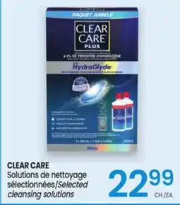 Uniprix CLEAR CARE Solutions de nettoyage sélectionnées/Selected cleansing solutions offer