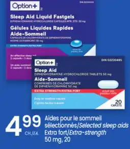 Uniprix Aides pour le sommeil sélectionnés Extra fort/Selected sleep aids Extra-strength offer