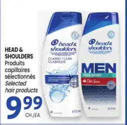 Uniprix HEAD & SHOULDERS Produits capilllaires sélectionnés /Selected hair products offer