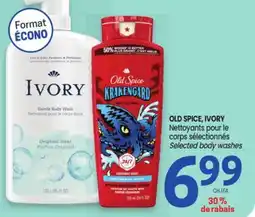 Uniprix OLD SPICE, IVORY Nettoyants pour le corps sélectionnés/Selected body washes offer