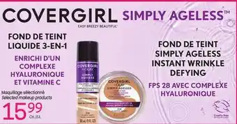 Uniprix COVERGIRL Maquillage sélectionné/Selected makeup products offer