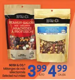 Uniprix NOSH & CO. Mélanges de noix sélectionnés/ selected nut mixes offer