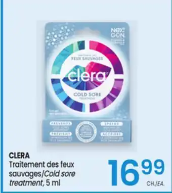 Uniprix CLERA Traitement des feux sauvages/Cold sore treatment offer