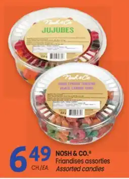 Uniprix NOSH & CO. Friandises assorties/ Assorted candies offer