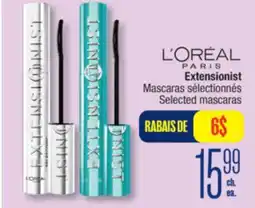 Jean Coutu L'ORÉAL PARIS Extensionist Selected mascaras offer