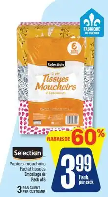 Jean Coutu SELECTION Facial tissues offer