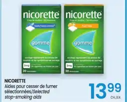 Uniprix NICORETTE Aides pour cesser de fumer sélectionnées/Selected stop-smoking aids offer