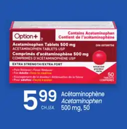 Uniprix OPTION+ Acétaminophène/Acetaminophen offer