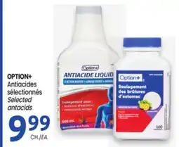 Uniprix OPTION+ Antiacides sélectionnés/Selected antacids offer
