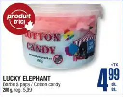 Jean Coutu LUCKY ELEPHANT Cotton candy offer