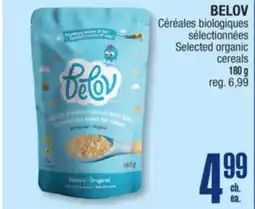 Jean Coutu BELOV Selected organic cereals offer