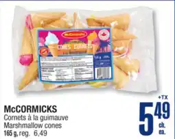 Jean Coutu McCORMICKS Marshmallow cones offer