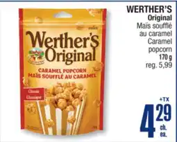 Jean Coutu WERTHER'S Original Caramel popcorn offer