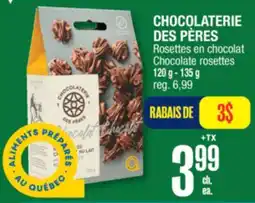 Jean Coutu CHOCOLATERIE DES PÈRES Chocolate rosettes offer