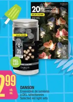 Jean Coutu DANSON Selected led light sets offer