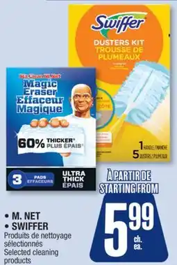 Jean Coutu M. NET, SWIFFER Selected cleaning products offer