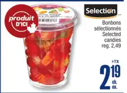 Jean Coutu SELECTION Selected candies offer