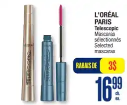 Jean Coutu L'OREAL PARIS Selected mascaras offer