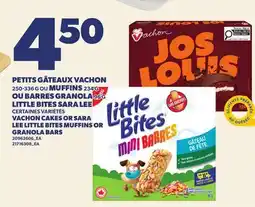 Provigo PETITS GÂTEAUX VACHON 250-336 G OU MUFFINS, 234 G OU BARRES GRANOLA, 96 G offer