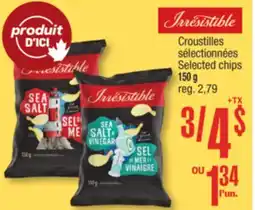 Jean Coutu IRRESISTIBLES Selected chips offer