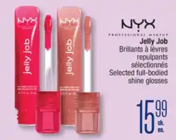Jean Coutu NYX Jelly Job Selected full-bodied shine glosses offer