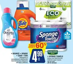 Jean Coutu BOUNCE, DOWNY, GAIN, TIDE Selected laundry detergents and fabric softeners offer