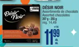 Jean Coutu DÉSIR NOIR Assorted chocolates offer