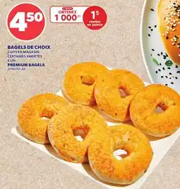 Provigo BAGELS DE CHOIX, 6 UN. | PREMIUM BAGELS offer