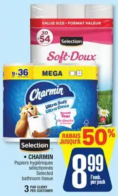 Jean Coutu CHARMIN Selected bathroom tissue offer