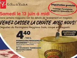 Provigo PC SPLENDIDO PARMIGIANO REGGIANO CHEESE offer