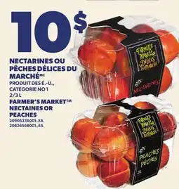 Provigo NECTARINES OU PÊCHES DÉLICES DU MARCHÉ, 2/3 L offer