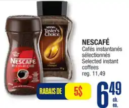 Jean Coutu NESCAFÉ Selected instant coffees offer