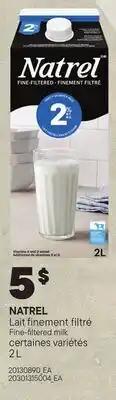 Provigo NATREL Fine-filtered milk offer