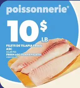 Provigo FILETS DE TILAPIA FRAIS ASC offer