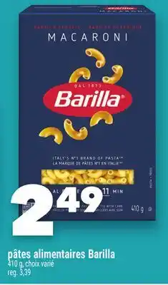 Marche Ami pâtes alimentaires Barilla offer