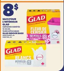 Provigo SACS POUR L'INTÉRIEUR GLAD, 12-52 UN offer