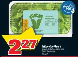 Super C laitue duo Gen V | Gen V duo lettuce offer