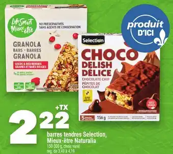 Marche Ami barres tendres Selection, Mieux‑être Naturalia offer